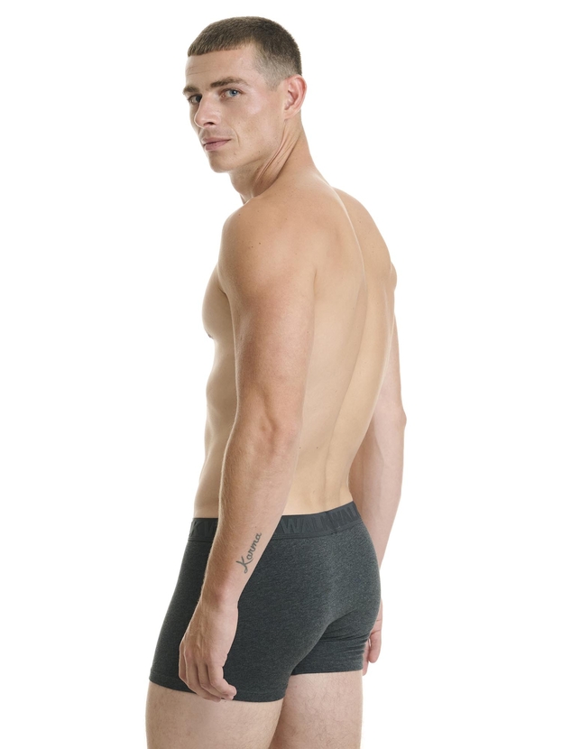 Βαμβακερό μπόξερ με ανάγλυφο λάστιχο (2 τμχ.)