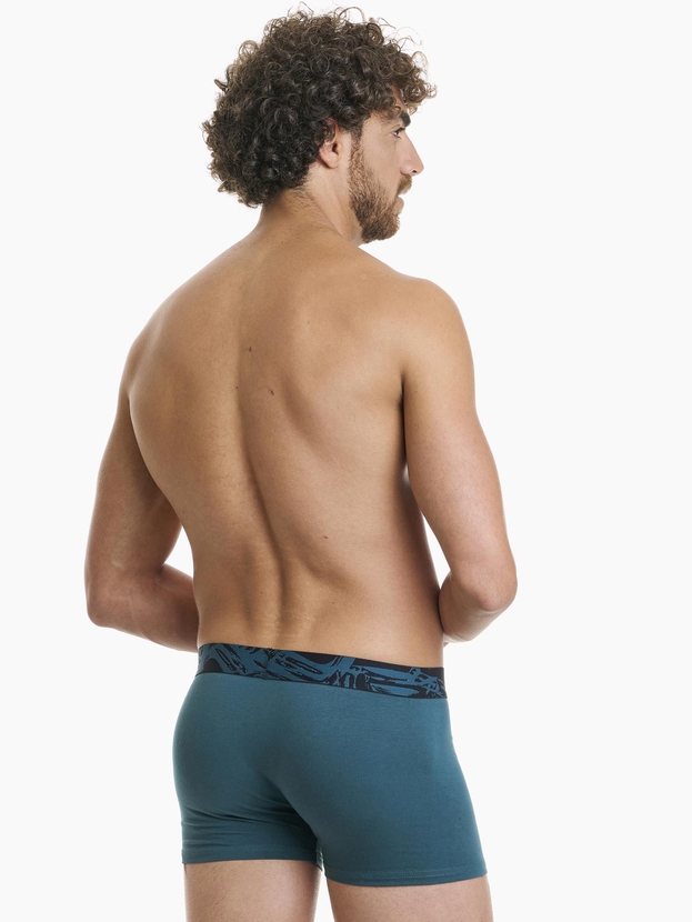 Cotton boxer with external seams (2-pack)
