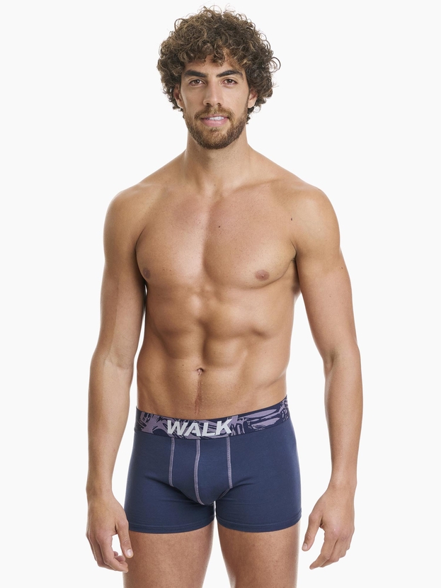 Cotton boxer with external seams (2-pack)
