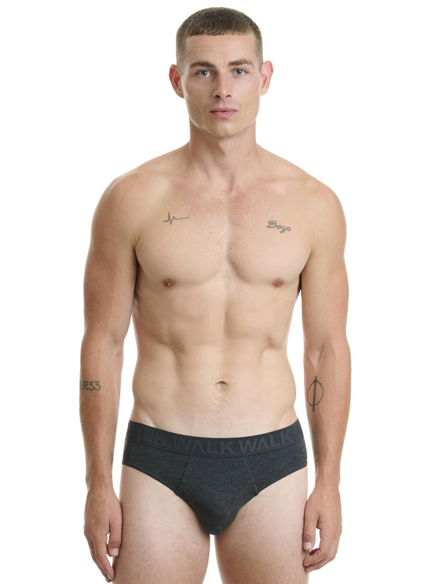 Βαμβακερό σλιπ με ανάγλυφο λάστιχο (2 τμχ.)