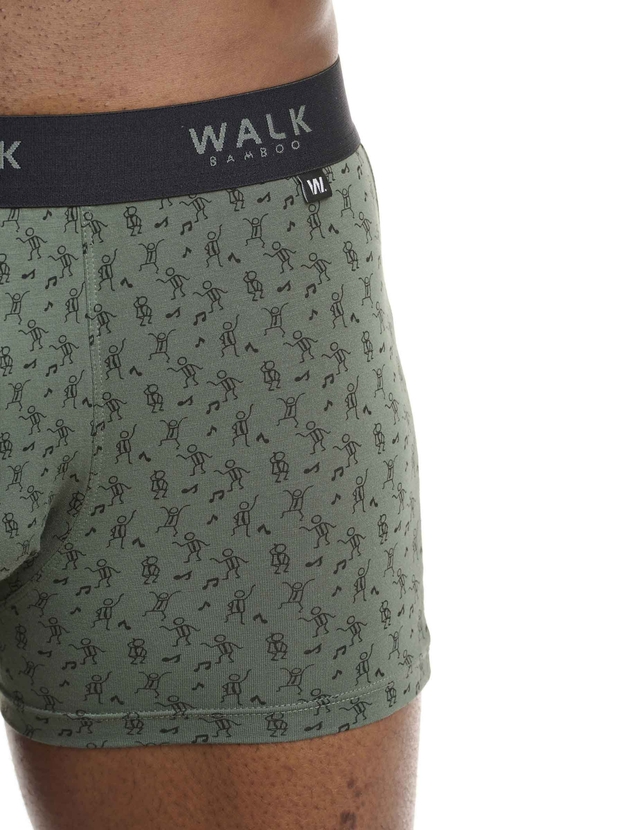 Printed bamboo boxer
