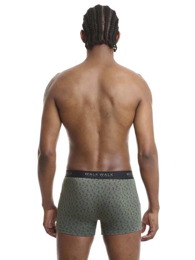 Printed bamboo boxer