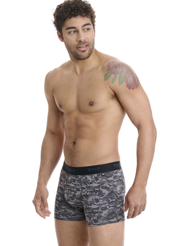 Μπόξερ από bamboo με σχέδιο