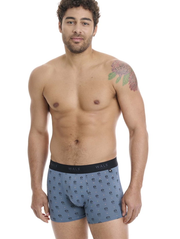 Printed bamboo boxer