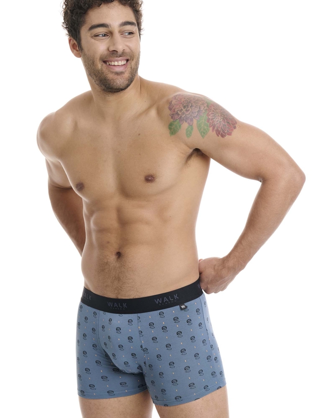 Printed bamboo boxer