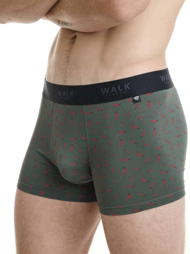 Printed bamboo boxer