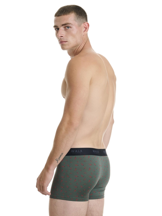 Printed bamboo boxer