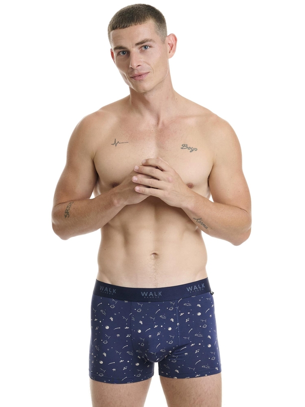 Μπόξερ από bamboo με σχέδιο