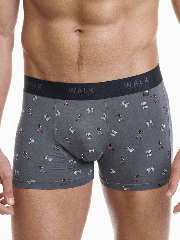 Printed bamboo boxer