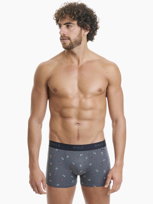 Printed bamboo boxer
