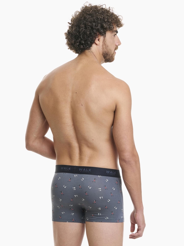 Printed bamboo boxer