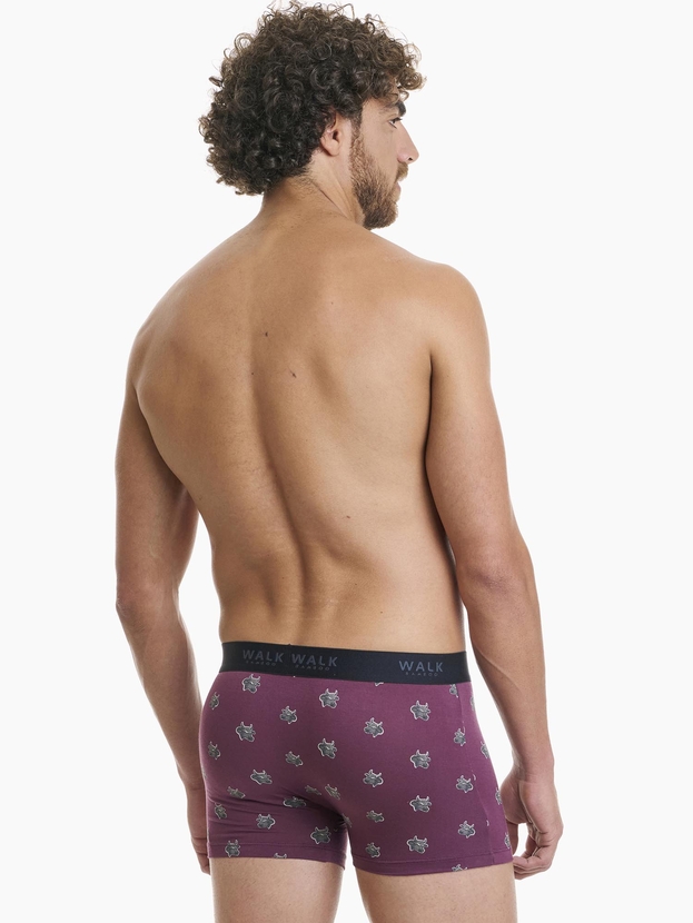 Printed bamboo boxer