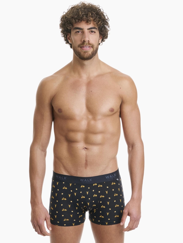 Printed bamboo boxer