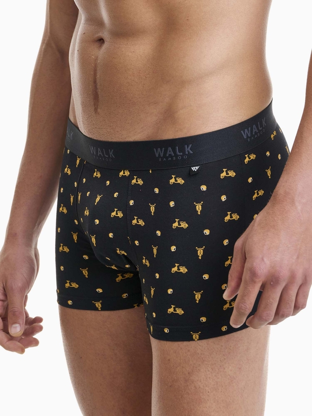 Printed bamboo boxer