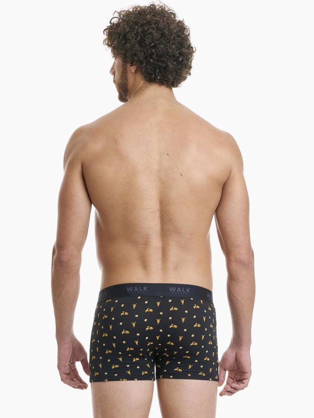 Printed bamboo boxer