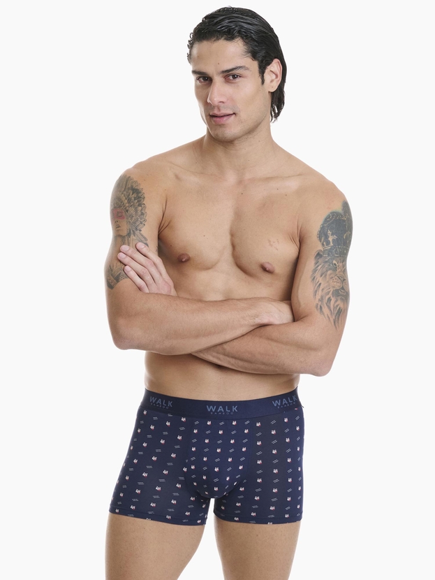 Μπόξερ από bamboo με σχέδιο