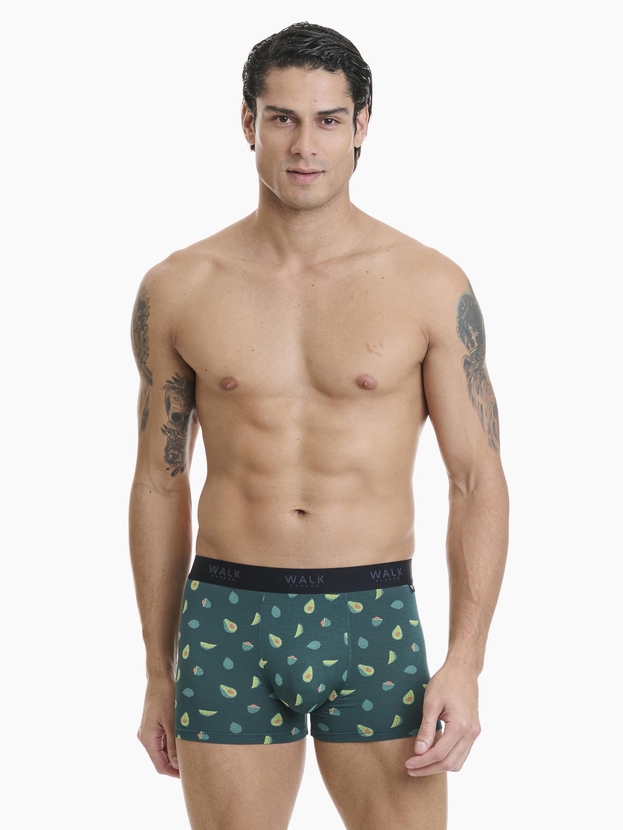 Printed bamboo boxer