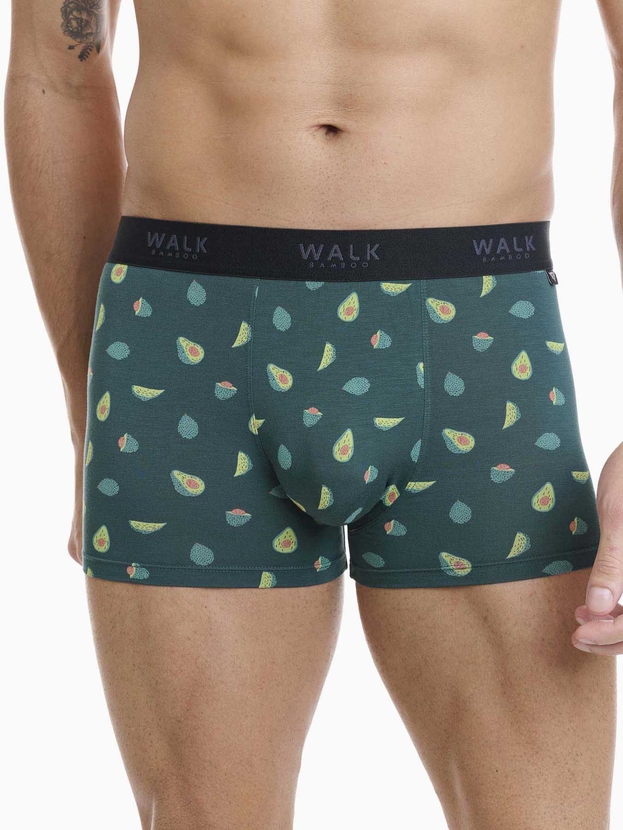 Printed bamboo boxer