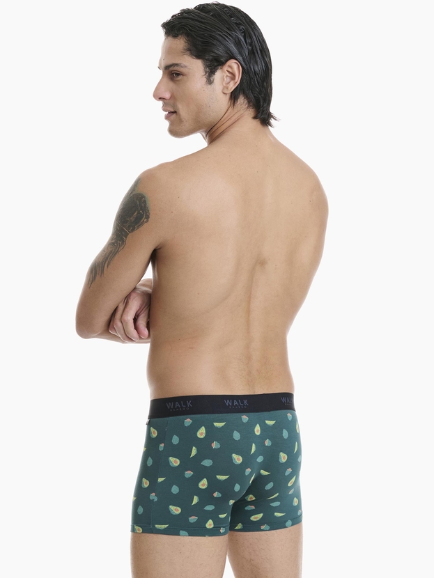 Printed bamboo boxer