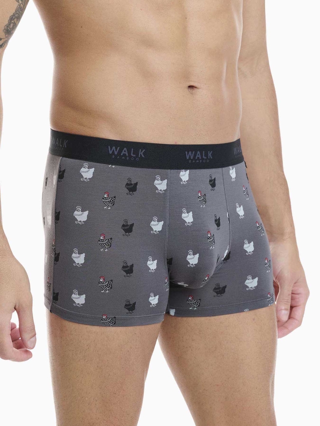 Μπόξερ από bamboo με σχέδιο