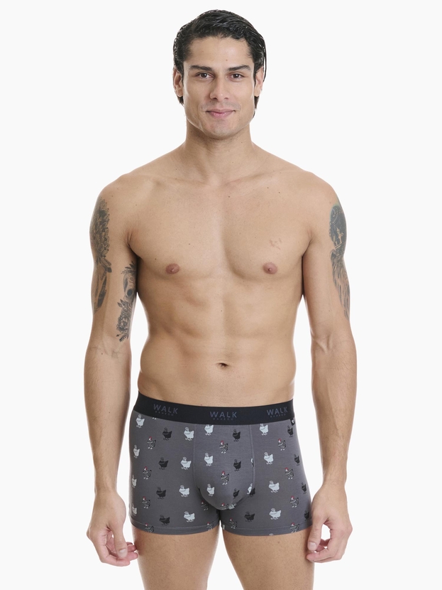 Μπόξερ από bamboo με σχέδιο