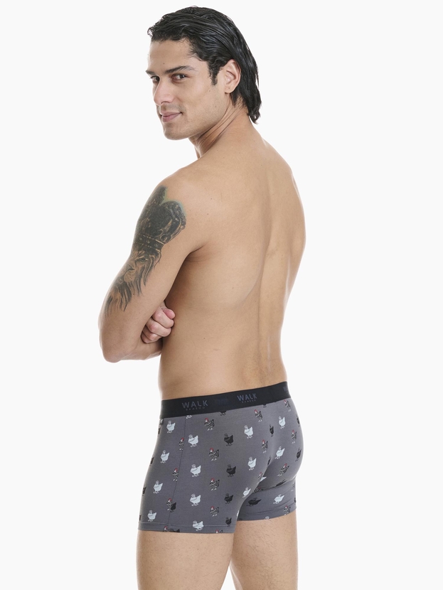 Μπόξερ από bamboo με σχέδιο