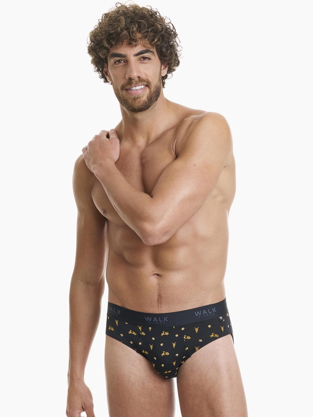 Σλιπ από bamboo με σχέδιο