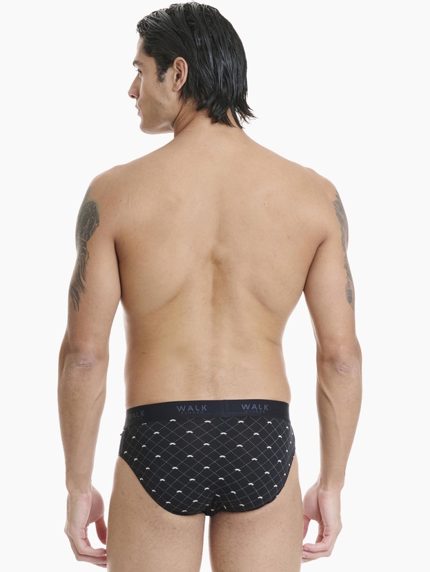Printed bamboo brief
