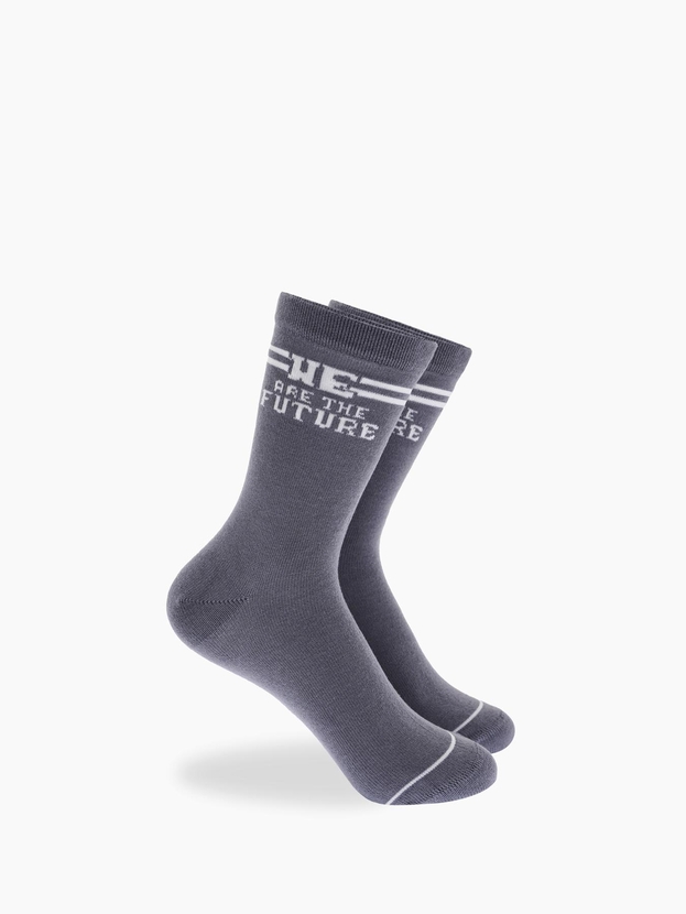 Kid's bamboo crew socks with print (3 pairs)