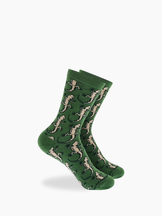 Kid's bamboo crew socks with print (3 pairs)