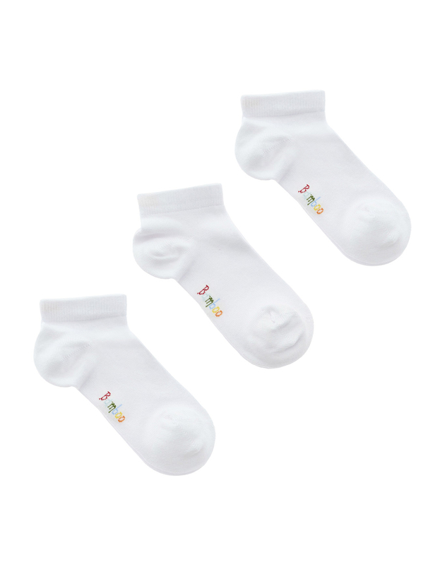 Kid's bamboo low cut socks (3 pairs)