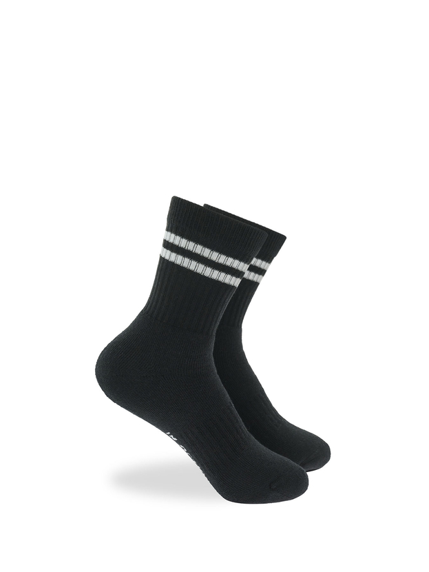 Kid's cotton sports socks with stripes