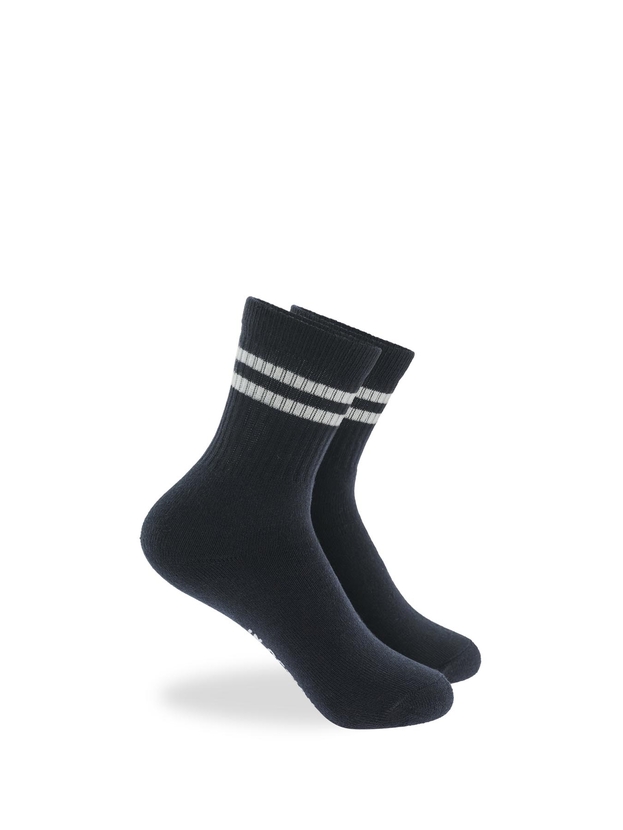 Kid's cotton sports socks with stripes