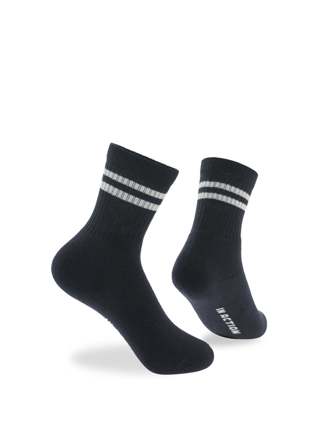 Kid's cotton sports socks with stripes