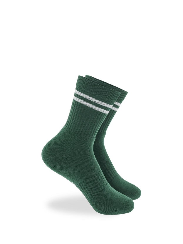 Kid's cotton sports socks with stripes
