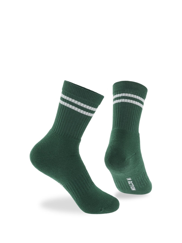 Kid's cotton sports socks with stripes