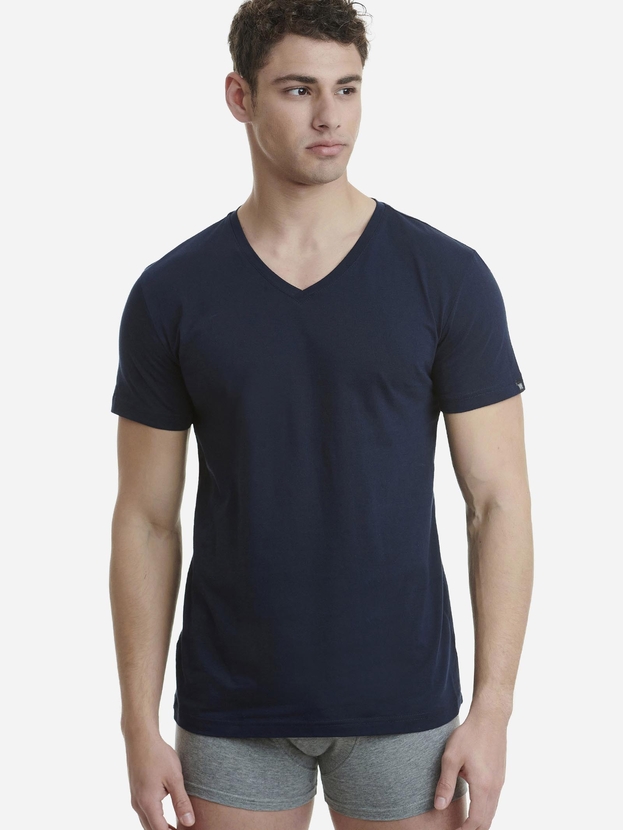 Cotton V-neck t-shirt