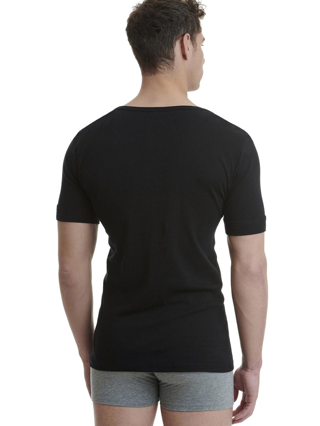 Cotton undershirt with low neckline (2-pack)