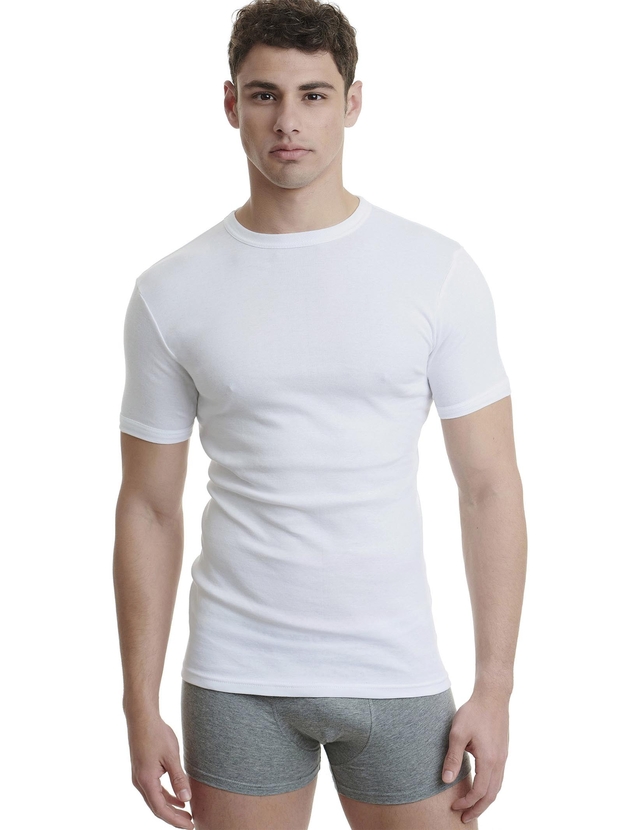 Cotton crewneck undershirt