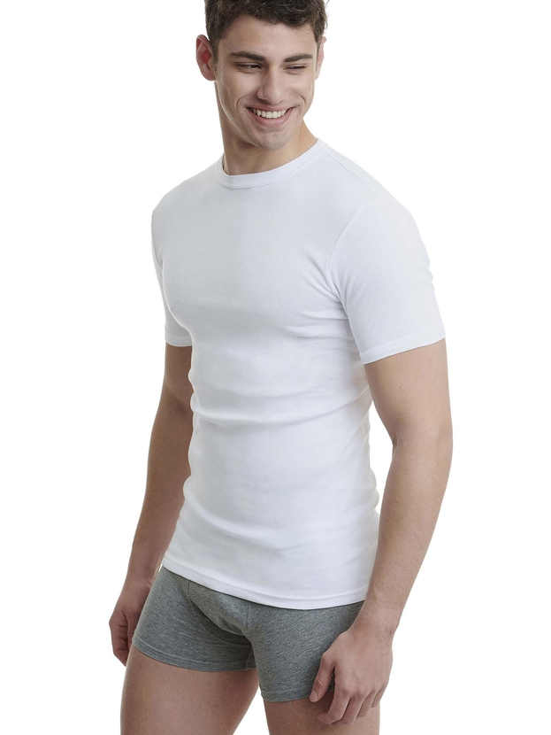 Cotton crewneck undershirt