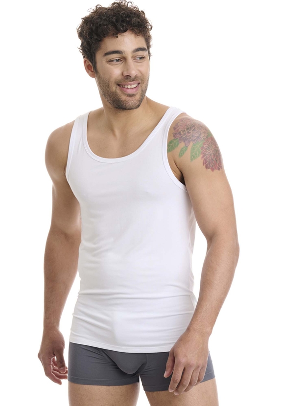 Αμάνικη φανέλα από bamboo