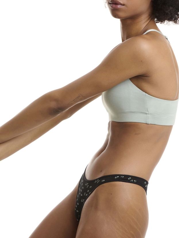 Τάνγκα εμπριμέ απο bamboo (2 τμχ.)