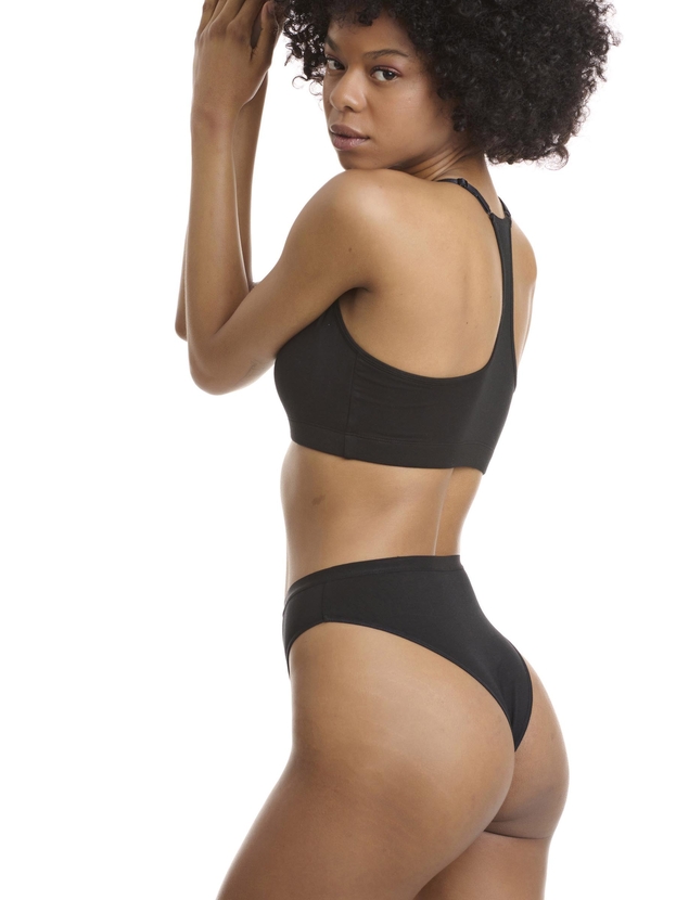 Ψηλόμεσο brazilian σλιπ από bamboo (2 τμχ.)