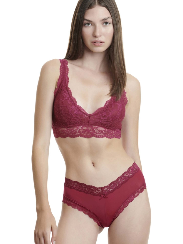 Brazilian hipster από δαντέλα και microfiber