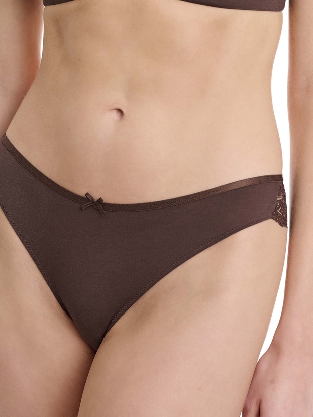 Σλιπ από bamboo και δαντέλα