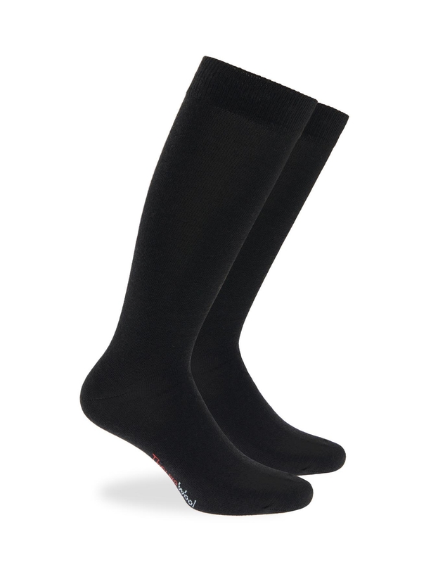 Wool knee high thermal socks