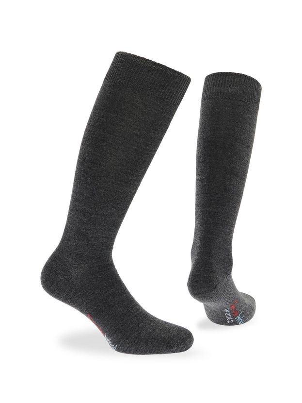 Wool knee high thermal socks