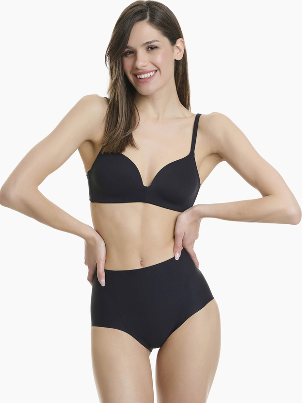 High-waisted seamless shaping brief