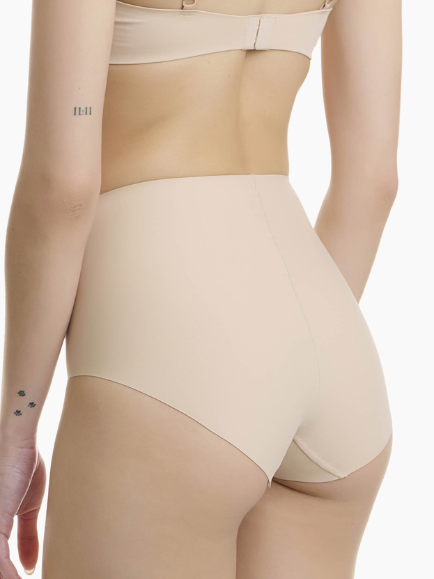 High-waisted seamless shaping brief