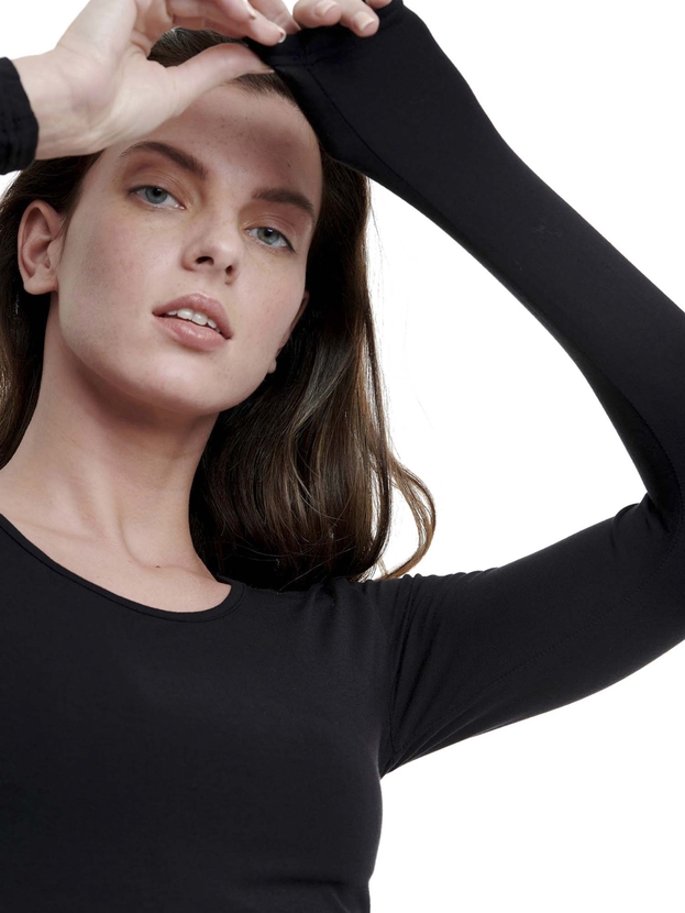 Μακρυμάνικο τοπ από bamboo